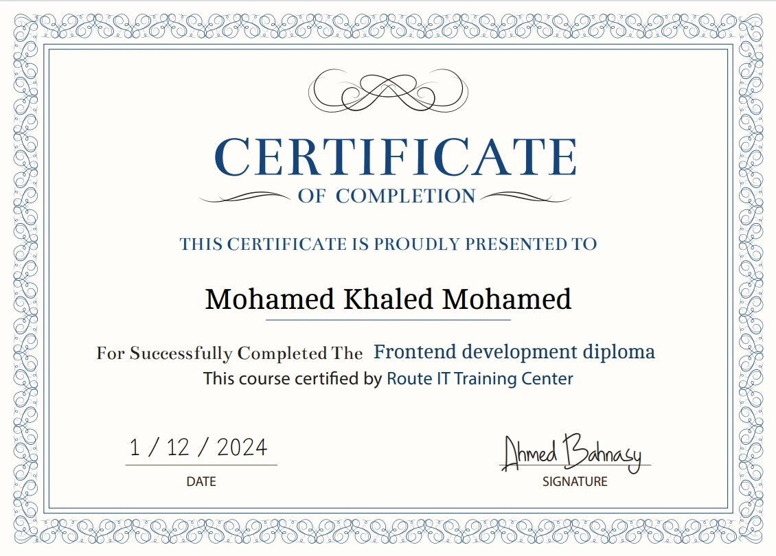 Route IT Certificates